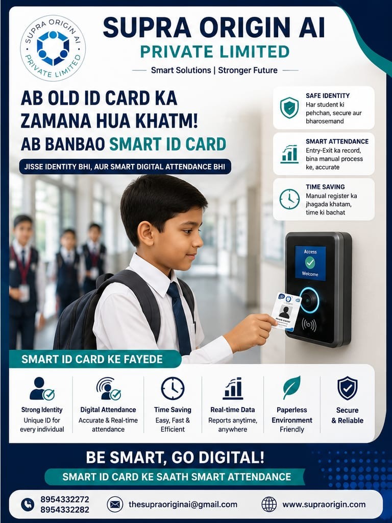 Biometric fingerprint and face recognition attendance device